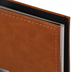 Фотоальбом BRAUBERG &laquo;Premium Brown&raquo; 20 магнитных листов 30&times;32 см, под кожу, коричневый, 391185
