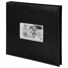 Фотоальбом BRAUBERG &laquo;Premium Black&raquo; 20 магнитных листов 30&times;32 см, под кожу, черный, 391186