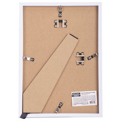 Рамка 21&times;30 см небьющаяся, багет 14,6 мм, пластик, BRAUBERG &laquo;Original Line&raquo;, белая/<wbr/>золото, 391236