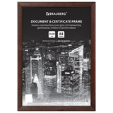 Рамка 21х30 см, дерево, багет 14 мм, BRAUBERG "Elegant", венге, акриловый экран, 391295