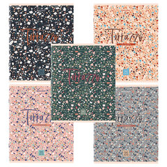 Тетрадь А5 96 л. BRAUBERG скоба, клетка, обложка картон, &laquo;Terrazzo&raquo; (микс в спайке), 404437