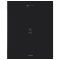 Тетради ДЭК А5, 96 л., КОМПЛЕКТ 5 шт., BRAUBERG, скоба, клетка, Soft-Touch, &laquo;Ритм&raquo;, 404975