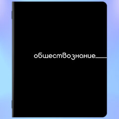 Тетради предметные, КОМПЛЕКТ 12 ПРЕДМЕТОВ, 48 л., обложка картон, BRAUBERG &laquo;BLACK&raquo;, 405164