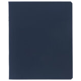 Тетрадь А5 96 л., HATBER, скоба, клетка, Soft-touch ламинация, SoloMatte "Сапфир", 092748