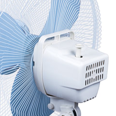 Вентилятор напольный SONNEN FS40-A104 Line, 45 Вт, 3 скоростных режима, белый/<wbr/>синий, 451034