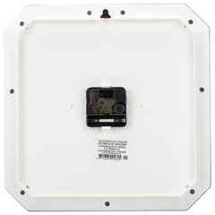 Часы настенные TROYKATIME (TROYKA) 31331316, восьмигранник, белые, коричневая рамка, 29&times;29&times;3,5 см