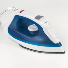 Утюг SONNEN SI-237A, 1800 Вт, антипригарное покрытие, синий/<wbr/>белый, 453504