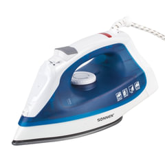 Утюг SONNEN SI-237A, 1800 Вт, антипригарное покрытие, синий/<wbr/>белый, 453504