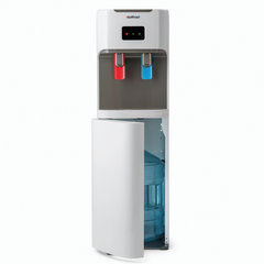 Кулер для воды HOTFROST V115АЕ, напольный, НАГРЕВ/<wbr/>ОХЛАЖДЕНИЕ ЭЛЕКТРОННОЕ, бутыль снизу, 2 крана, серый, 120211506