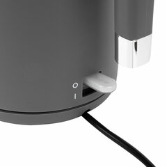 Чайник электрический с двойными стенками SONNEN KT-8719G, 1,5 л, 2200 Вт, графитовый, 454693