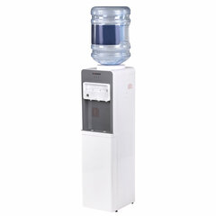 Кулер для воды SONNEN FSC-03BA, напольный, НАГРЕВ/<wbr/>ОХЛАЖДЕНИЕ КОМПРЕССОРНОЕ, 3 крана,серый, 455417