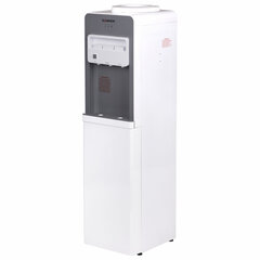 Кулер для воды SONNEN FSC-03BA, напольный, НАГРЕВ/<wbr/>ОХЛАЖДЕНИЕ КОМПРЕССОРНОЕ, 3 крана,серый, 455417