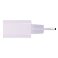 Зарядное устройство быстрое сетевое (220 В) SONNEN, Type-C PD 20 Вт, 3 A, белое, 455507