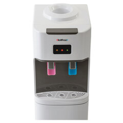 Кулер для воды HOTFROST V115CE, напольный, НАГРЕВ/<wbr/>ОХЛАЖДЕНИЕ ЭЛЕКТРОННОЕ, шкаф, 2 крана, белый