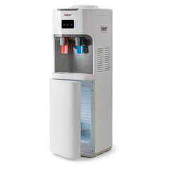 Кулер для воды HOTFROST V115B, напольный, НАГРЕВ/<wbr/>ОХЛАЖДЕНИЕ КОМПРЕССОРНОЕ, холодильник, 2 крана
