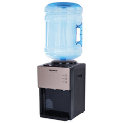 Кулер для воды SONNEN TSE-03BBP, настольный, НАГРЕВ/<wbr/>ОХЛАЖДЕНИЕ ЭЛЕКТРОННОЕ, 3 крана, черный/<wbr/>бежевый, 455751