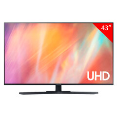 Телевизор SAMSUNG UE43AU7500UXRU, 43" (109 см), 3840&times;2160, 4K, 16:9, Tizen, Wi-Fi, Bluetooth, черный