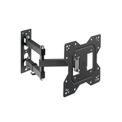 Кронштейн-крепление для ТВ настенный, до 30 кг, VESA 100&times;100-200&times;200, 23"-43", черный, SONNEN, 455947