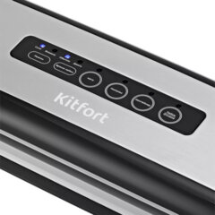 Вакууматор/<wbr/>вакуумный упаковщик KITFORT КТ-1510, 130 Вт, 2 режима, ширина пакета до 29 см, серебристый