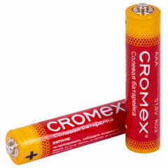 Батарейки солевые &laquo;мизинчиковые&raquo; КОМПЛЕКТ 10+1 шт., CROMEX (КРОМЕКС) Super Heavy Duty, AAA (R03, 24A), блистер, 456257