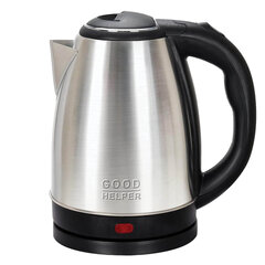 Чайник эконом, пластик на крышке, тонкая сталь, GOODHELPER KS-18B02, 1,8 л, 1500 Вт