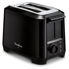 Тостер MOULINEX LT140811, 800 Вт, 2 тоста, 7 режимов, пластик, черный