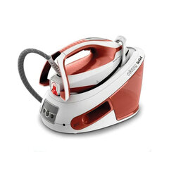 Парогенератор TEFAL SV8110E0, 2800 Вт, 6.3 Бар, постоянная подача пара 120 г/<wbr/>мин, паровой удар 420 г/<wbr/>мин, 1.8 л, белый/<wbr/>красный