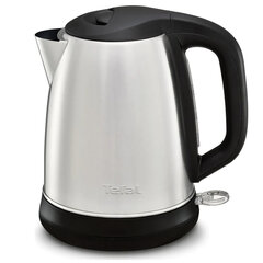 Чайник TEFAL KI270D30, 1,7 л, 2400 Вт, закрытый нагревательный элемент, сталь, серебристый