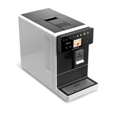 Кофемашина KAFFIT A5, 1400 Вт, объем 1,3 л, емкость для зерен 200 г, автокапучинатор, белая
