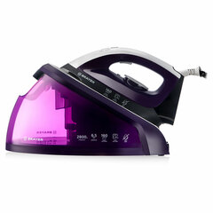 Парогенератор BRAYER BR4152, 2800 Вт, 6,5 Бар, пар 160 г/<wbr/>мин, паровой удар 480 г/<wbr/>мин, 1,8 л, фиолетовый