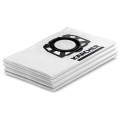 Мешки для сбора пыли KARCHER, КОМПЛЕКТ 4 шт., нетканые, пылесосы WD2 Plus/<wbr/>3, SE 4001/<wbr/>02, 2.863-314.0