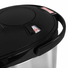 Термопот SONNEN TP-50, 5 л, 900 Вт, 1 температурный режим, 3 режима подачи воды, сталь, белый/<wbr/>серебро, 456711