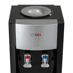 Кулер для воды AEL LD-AEL-28, напольный, НАГРЕВ/<wbr/>ОХЛАЖДЕНИЕ ЭЛЕКТРОННОЕ, 2 крана, черный, 00254