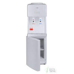 Кулер для воды ECOTRONIC J21-LCE напольный, НАГРЕВ/<wbr/>ОХЛАЖДЕНИЕ ЭЛЕКТРОННОЕ, шкаф, 2 крана белый 12562