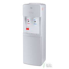 Кулер для воды ECOTRONIC J21-LCE напольный, НАГРЕВ/<wbr/>ОХЛАЖДЕНИЕ ЭЛЕКТРОННОЕ, шкаф, 2 крана белый 12562