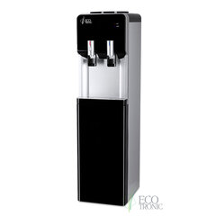 Кулер для воды ECOTRONIC M40-LCE, напольный, НАГРЕВ/<wbr/>ОХЛАЖДЕНИЕ ЭЛЕКТРОННОЕ, шкаф, 2 крана, 11478