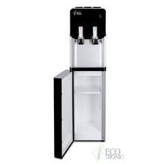 Кулер для воды ECOTRONIC M40-LCE, напольный, НАГРЕВ/<wbr/>ОХЛАЖДЕНИЕ ЭЛЕКТРОННОЕ, шкаф, 2 крана, 11478