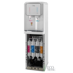 Пурифайер для воды ECOTRONIC A60-U4L напольный, НАГРЕВ/<wbr/>ОХЛАЖДЕНИЕ КОМПРЕССОРНОЕ, 2 крана, белый, 7138