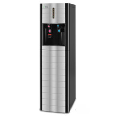 Пурифайер для воды ECOTRONIC V42-U4L, напольный, НАГРЕВ/<wbr/>ОХЛАЖДЕНИЕ КОМПРЕССОРНОЕ, 2 крана, черный, 3061