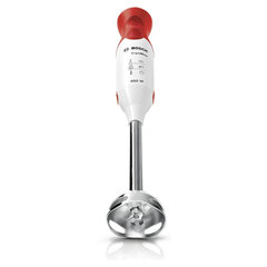 Блендер погружной BOSCH MSM64110, 450 Вт, 2 скорости, 1 насадка, стакан, белый/<wbr/>красный