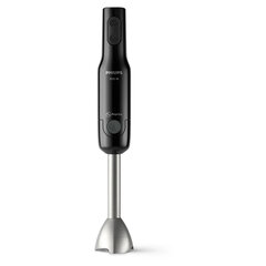 Блендер погружной PHILIPS HR2543/<wbr/>90, 700 Вт, 2 скорости, 3 насадки, стакан, черный