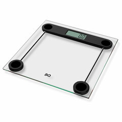 Весы напольные BQ (БИ-КЬЮ) BS1012, электронные, вес до 180 кг, квадрат, стекло