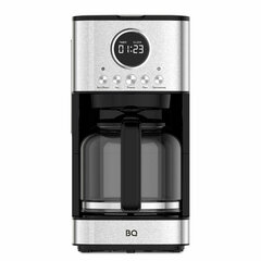 Кофеварка капельная BQ (БИ-КЬЮ) CM1007, 900 Вт, объем 1,5 л, поддержание температуры, серебристая