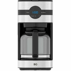 Кофеварка капельная BQ (БИ-КЬЮ) CM2002, 900 Вт, объем 1,5 л, поддержание температуры, серебристая