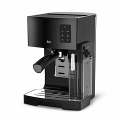 Кофеварка рожковая BQ (БИ-КЬЮ) CM9002, 1450 Вт, объем 1,4 л, 19 бар, автоматический капучинатор, черная