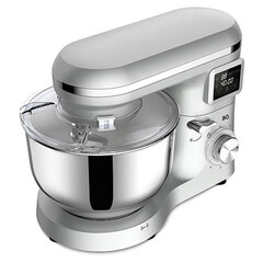 Миксер планетарный BQ (БИ-КЬЮ) MX640, 1600 Вт, 6 скоростей, 3 насадки, металлическая чаша 6 л, серебро