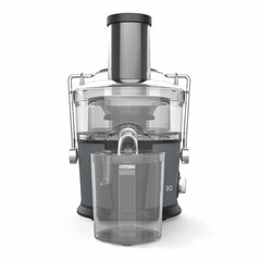 Соковыжималка BQ (БИ-КЬЮ) J1008, 1200 Вт, стакан 1,1 л, емкость жмыха 0,9 л, металл, серый