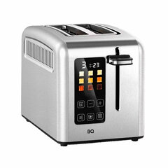 Тостер BQ (БИ-КЬЮ) T2002, 950 Вт, 2 тоста, 9 режимов, сенсорное управление, нержавеющая сталь