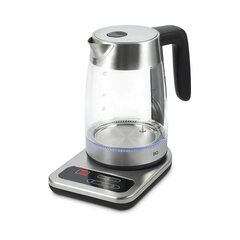 Чайник BQ (БИ-КЬЮ) KT1736G, 1,8 л, 2200 Вт, закрытый нагревательный элемент, ТЕРМОРЕГУЛЯТОР, стекло