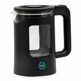 Чайник BQ (БИ-КЬЮ) KT2000G, 1,5 л, 1500 Вт, закрытый нагревательный элемент, стекло, черный